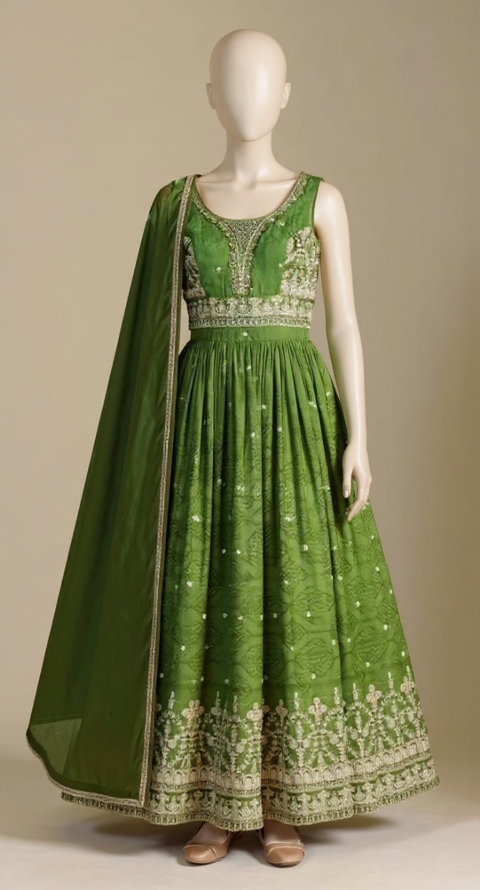 Raw Anarkali Suit Image